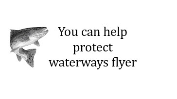 You can protect waterways -flyer